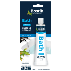 SILICONE   90ML BOSTIK BATH - FULLY WATERPROOF WHITE