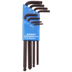 ALLEN K/SET TORX COMB B/P ARNDT - 16PC-SILVER-B/N 2-6MM & TORX T9-T40