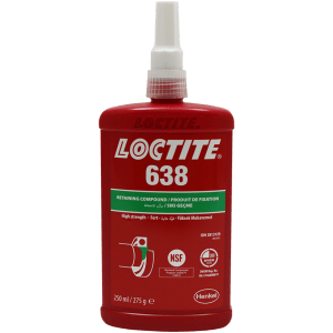 RETAINING COMP BUSHES 250ML 638 LOC - HIGH STRENGTH