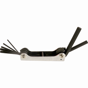 ALLEN K/SET  HEX 2.5-10MM ARNDT - 7PC - BLACK (HAND CLIP/KNIFE STYLE)