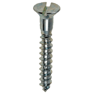 WOOD SCREW M/S CSK   4.0X20 MM SLT - DWS - DIN 97 -  #8X20  (SLOTTED HEAD)