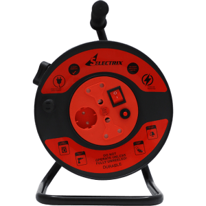 CABLE REEL POLY 30M 3/PLUG COMPLETE - 16A REEL WITH CABLE (1.5MM X 3 CORE)