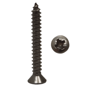 SELF TAP SCREW RSD S/S A2 4.2X32 - RAISED COUNTERSUNK - POZI  #6 X 32MM