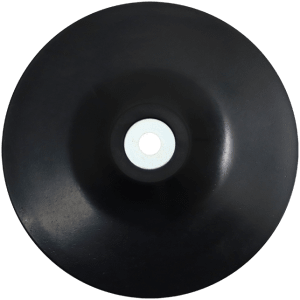 BACKING PAD RUBBER 150MM MOUNTED HAWK - DWS - 6MM SHANK TO FIT DRILL CHUCK