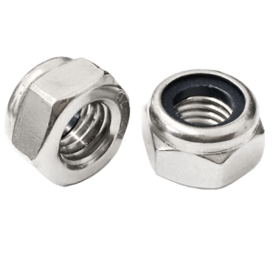 NUT NYLOC S/S A4-316      6 MM - DIN 985 - STAINLESS STEEL 316