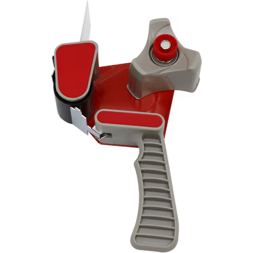 PACKING TAPE DISPENSER 50MM FB - RED/WHITE - FOR 3" (75MM) PAPER CORE