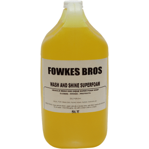 CAR WASH & WAX  5L YELLOW - VEHICLE WASHING SHAMPOO