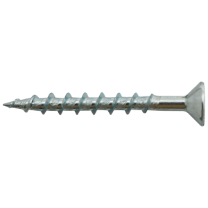 CHIPBOARD SCREW GALV NO NIB 4.0X40MM - DIN 7505A - #8 X 40MM (GALVANISED)