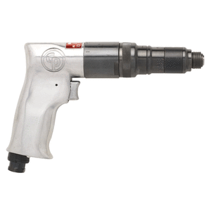 PNEUMATIC SCREWDRIVER 1/4" CP - 800 RPM - CHROME - PISTOL GRIP