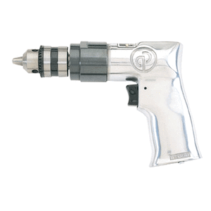 PNEUMATIC DRILL  3/8" CP - 2400 RPM - CHROME - 10MM KEYED CHUCK