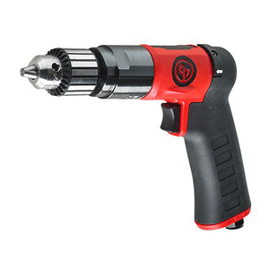 PNEUMATIC DRILL  3/8"  REVERSIBLE CP - 2100 RPM - RED - 10MM KEYED CHUCK