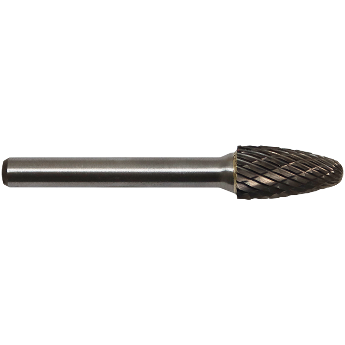 BURR TCT F ROUND TREE 8MM FB - 8 X 18MM (RBF-Z6) - 6MM SHANK
