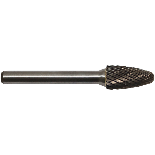 BURR TCT F ROUND TREE 8MM FB - 8 X 18MM (RBF-Z6) - 6MM SHANK
