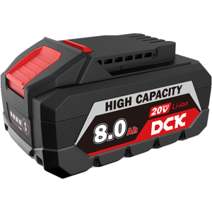 BATTERY PACK 20V LI-ION   8AH DCK - FITS ALL DCK CORDLESS MACHINES