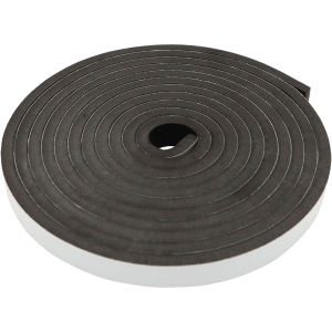 FOAM SEALING STRIP 10 X 12MM X 5M - PSA BLACK SELF ADHESIVE STRIP (EVA45)