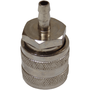 AIR FITT QUICK COUPLER  6MM HOSE - 6MM HOSE TAIL (GAV UNI/C1)