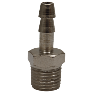 AIR FITT ADAPTOR   6MM HOSE - 1/4"M - GAV 1/4" BSPT MALE (1233/2)