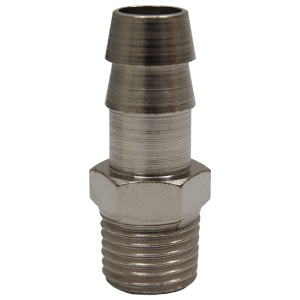 AIR FITT ADAPTOR 10MM HOSE - 1/4"M - GAV 1/4" BSPT MALE (1233/8)