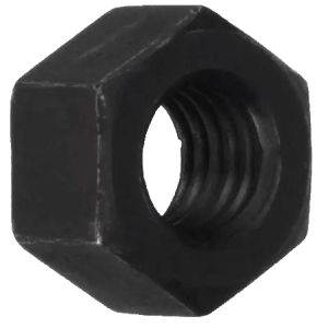 NUT HEX HT MF BLACK 10.9  12 X1.25MM - METRIC FINE - HEX NUT- GRADE 10.9