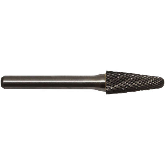 BURR TCT L TAPER B/N 12MM RHODIUS - 12 X 32MM (KEL-Z6) - 6MM SHANK