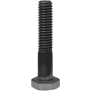 BOLT  M/S  BLACK   6 X  45MM - DIN 601 - GRADE 4.8 - MILD STEEL