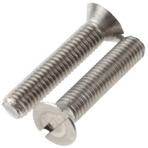 MACH SCREW CSK S/S A2 SLT  5 X  8MM - DIN 963 - COUNTERSUNK - SLOTTED (304)