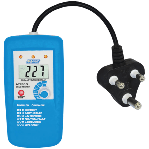 TESTER EARTH LEAKAGE AC 230V MAJOR - 3 PIN ELCB SOCKET TESTER