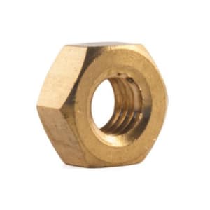 NUT HEX BRASS          12 MM - DIN 934 - BRASS HEX NUT