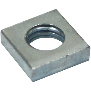 NUT GUTTER BOLT GALV 6MM - ZINC PLATED - SQUARE PRESSED