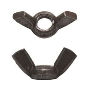 NUT WING BLACK              5MM - DIN 315 - BLACK