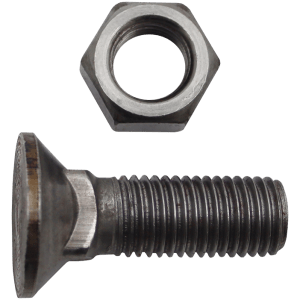 PLOUGH BOLT & NUT    16 X 50MM - 25KG = 195 (CSK SQ BOLT & NUT)