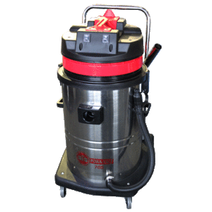 VACUUM CLEANER 70L 2000W S/S DRUM - TWIN TURBO MOTOR (WET/DRY CLEANER)