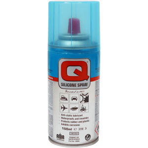 SILICONE  SPRAY  150ML   Q8 - LUBE & MOULD RELEASE - PLASTIC / RUBBER