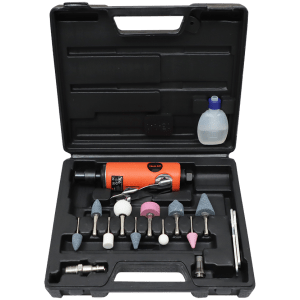 PNEUMATIC DIE GRINDER 1/4" SET VALU-AIR - 14 PC SET WITH MOUNTED POINTS