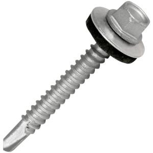 SELF DRILL SCREW STL (C4) 5.5 X 65 HD - TEK SCREW -  CLASS 4 - RUBBER WASHER