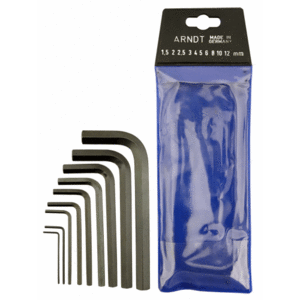 ALLEN K/SET  HEX 1.5-12MM ARNDT - 10PC - BLACK (WALLET STYLE)