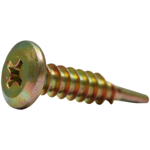 SELF DRILL SCREW STL WAFER 4.8 X 22 - TEK SCREW - #10 WAFER HEAD - STEEL PURLINS