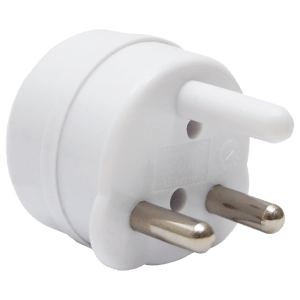 PLUG ADAPTOR 2PIN ROUND - 16AMP (LARGER APPLIANCES)