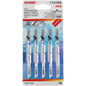 BL JIGSAW BOS WOOD  30MM  (5/PACK) - WOOD - UP TO 30MM - SPLINTER FREE