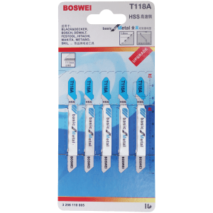 BL JIGSAW BOS METAL  3.0MM  (5/PACK) - METAL -  UP TO 3MM