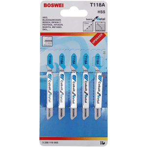 BL JIGSAW BOS METAL  3.0MM  (5/PACK) - METAL -  UP TO 3MM