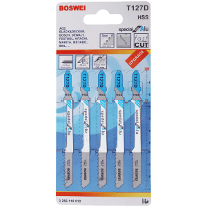 BL JIGSAW BOS ALUM  15MM   (5/PACK) - ALUMINIUM -  UP TO 15MM