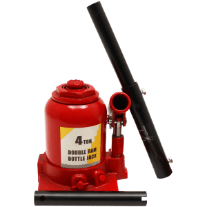 JACK BOTTLE  4T HYDRAULIC DOUBLE RAM - 170MM LIFTING HEIGHT (390MM MAX)