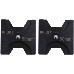 CRIMPER HYDRAULIC DIE SET  50-70MM2 - 40CR ALLOY STEEL - SOLD PER SET OF 2
