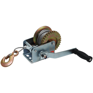 WINCH HAND  270 KG  WITH STEEL CABLE - LOAD CAPACITY  600LB