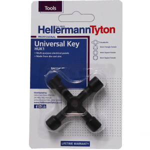 KEY UNIVERSAL 4 WAY ELECTRICAL PANELS - UNIVERSAL KEY - DIE CAST ZINC