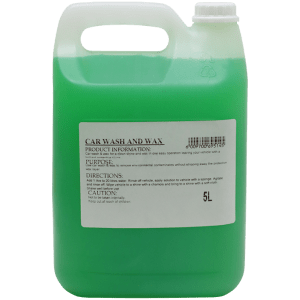 CAR WASH & WAX  5L GREEN - VEHICLE WASHING SHAMPOO