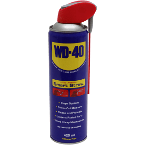 MULTI-PURPOSE LUBE SPRAY 420ML  WD40 - SILICONE FREE (SMART STRAW)
