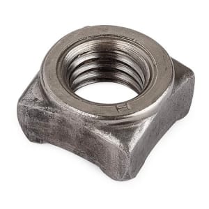 NUT WELD SQUARE STEEL GR4 M12 - DIN 928 (BLACK SELF COLOUR)