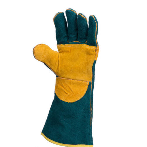 Reinforced Green Lined Welding Glove